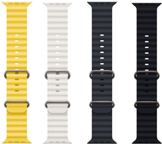 Image du produit PhoneLook Bracelet en caoutchouc silicone ondulé Ultra 49 mm (49 mm, Caoutchouc / silicone)