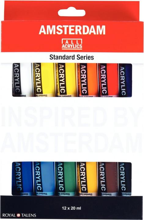 Amsterdam Set di avviamento vernice acrilica (Multicolore, 20 ml)