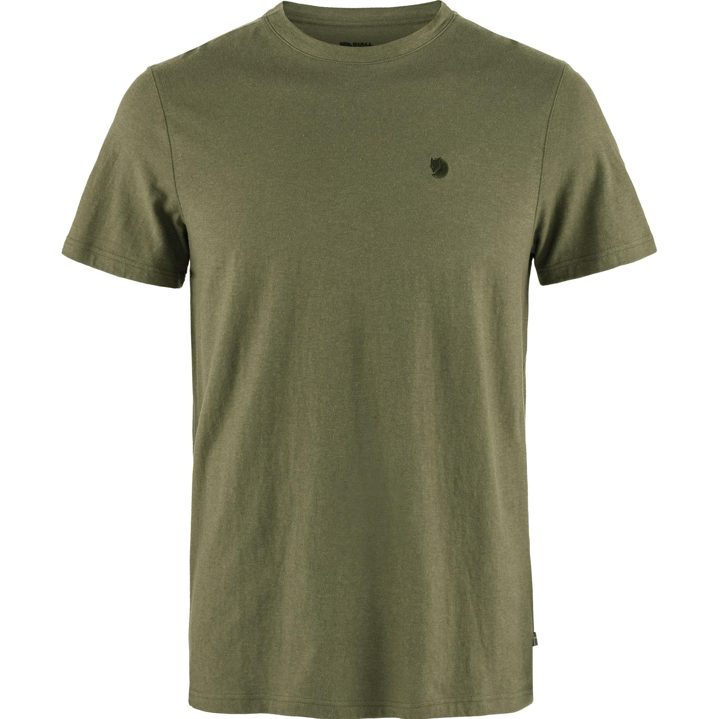 Fjällräven, Herren, Shirt, Hemp Blend T-shirt, Grün, (L)