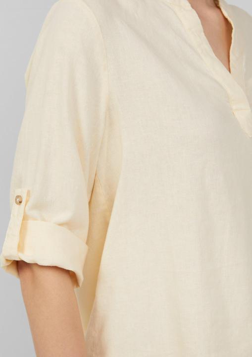 Image du produit S.Oliver Bluse Leinenmix-Bluse mit Turn-up (48)