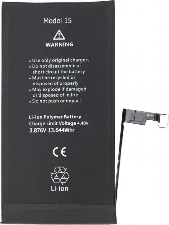 Aftermarket Akku für iPhone 15, 3520mAh High Capacity