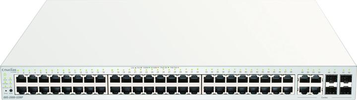 Produktbild D-Link Switch 48G 4SFP PoE 370W Nucl 48x10/100/1000 4xSFP PoE Nuclias (52 Ports)