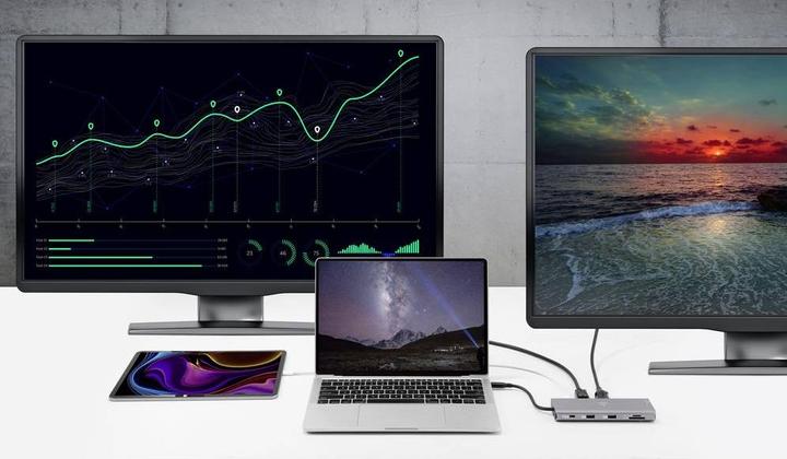Produktbild Renkforce USB-C® Dockingstation RF-DKS-905 10-in-1 8K PD 3.1 Passend für Marke (USB-C, 10 Ports)