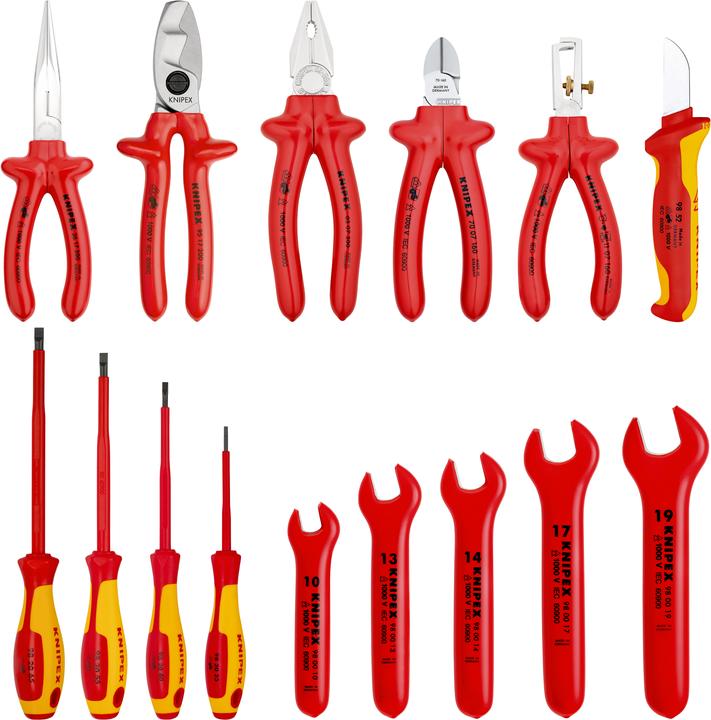 Actual product image Knipex Tool Roll (15 pieces)