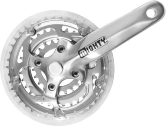 Produktbild Kettenradgarnitur 42/32/22 ohne HS 170 mm +2 mm silber (170 mm)