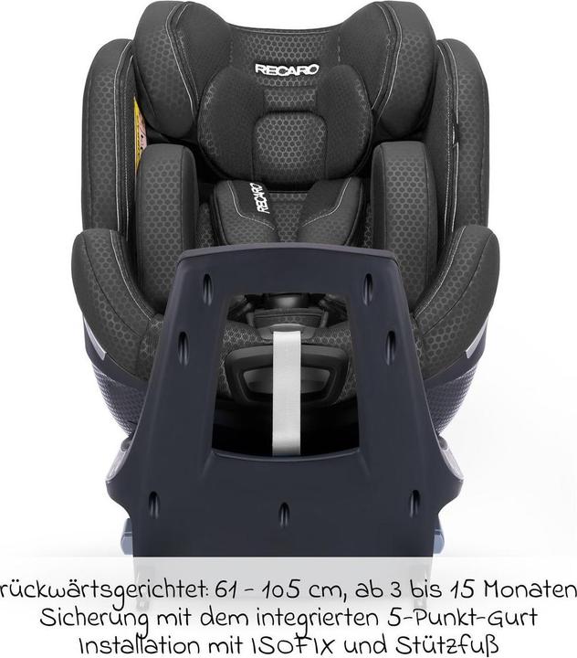Actual product image RECARO Xenon 1 Kid Reboard Kindersitz (61-125 cm) (Booster seat, ECE R129/i-Size Standard)