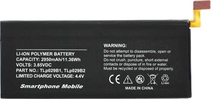 Actual product image AccuCell Akku Alcatel One Touch Pop 4S LTE, OT-5095, Typ TLp029B1