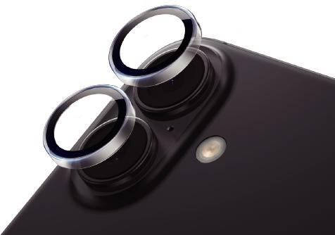 Produktbild ESR Armorite Camera Lens Protectors for iPhone17/16/16 Plus, Clear (1 Stk., Apple iPhone 16, Apple iPhone 16 Plus, Apple iPhone 17)