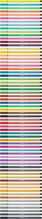 Actual product image STABILO Pen 68 Premium felt-tip pen (Black, 10 x)