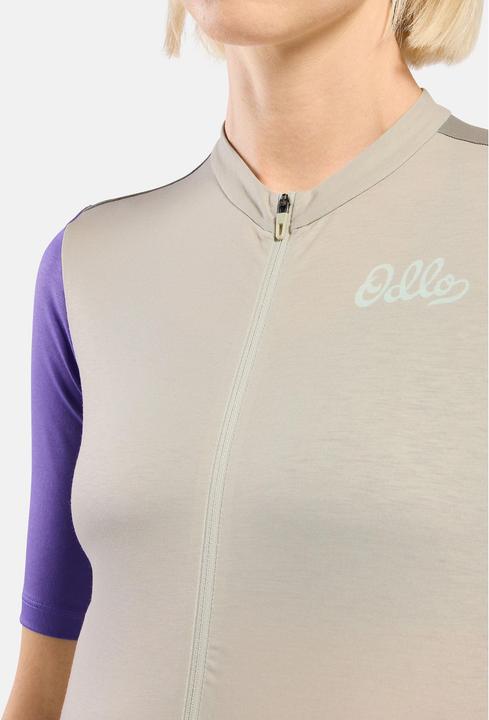 Image du produit Odlo Women's Essential Heritage Print Shirt S/S FZ (L)