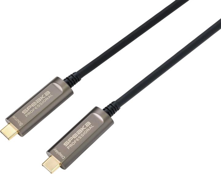 Immagine prodotto SpeaKa Professional Cavo di connessione USB-C / DisplayPort 10.00m SP-9505620 rivestimento TPE nero (1x U... (10 m, DisplayPort)