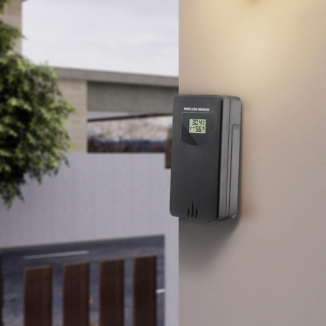 Casativo WLAN-Wetterstation Mit App - 4-Tage Prognose & Außensensor