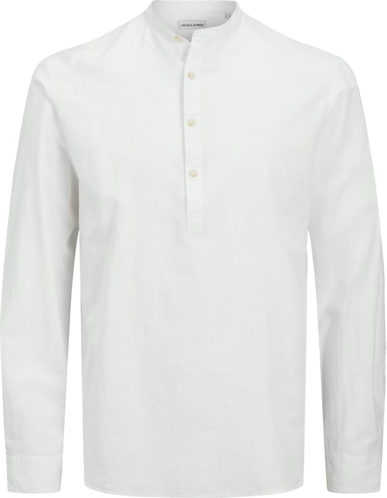 Jack & Jones Jjesummer Half Placket Shirt Ls Sn