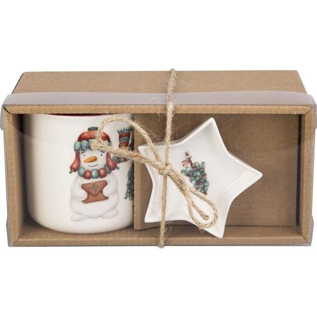 Thumbnail - Nenurodyta, Tasse, Geschenkset - Tasse mit Sternschale - 1 Set (300 ml, 1 x)