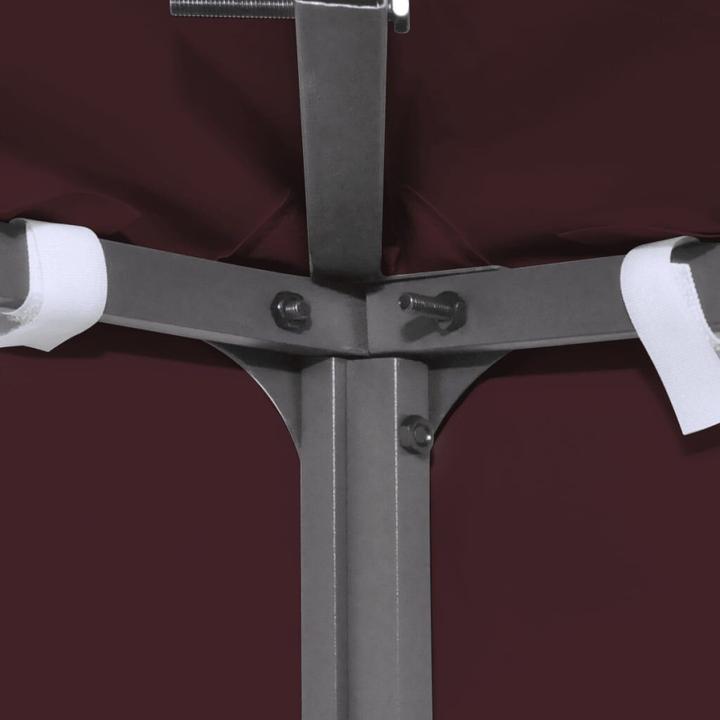 Actual product image vidaXL Pavilion roof 310 g / m² 3x3 m wine red (300 cm, 300 cm)