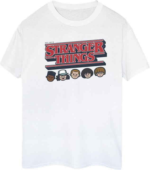 Image du produit Netflix - T-shirt STRANGER THINGS CARICATURE LOGO - Femme (L)