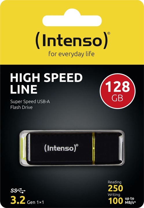 Actual product image Intenso high speed line (128 GB, USB-A, USB 3.1)