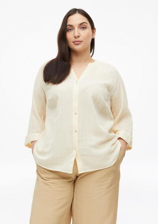 Actual product image s.Oliver Semitransparente Bluse mit Struktur (50)