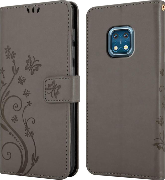Productafbeelding Cadorabo Bloemen Boekomslag (Nokia XR20)