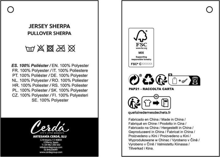 Produktbild Stitch Unisex Pullover Blau (92)