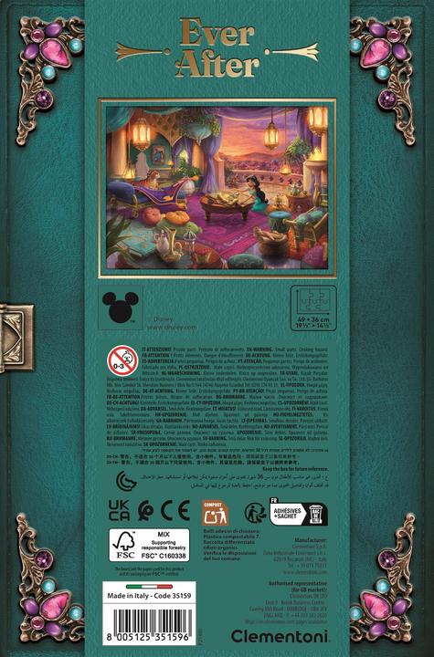 Immagine prodotto Clementoni Puzzle Jasmine Ever After – 500 Teile. (500 pezzi)