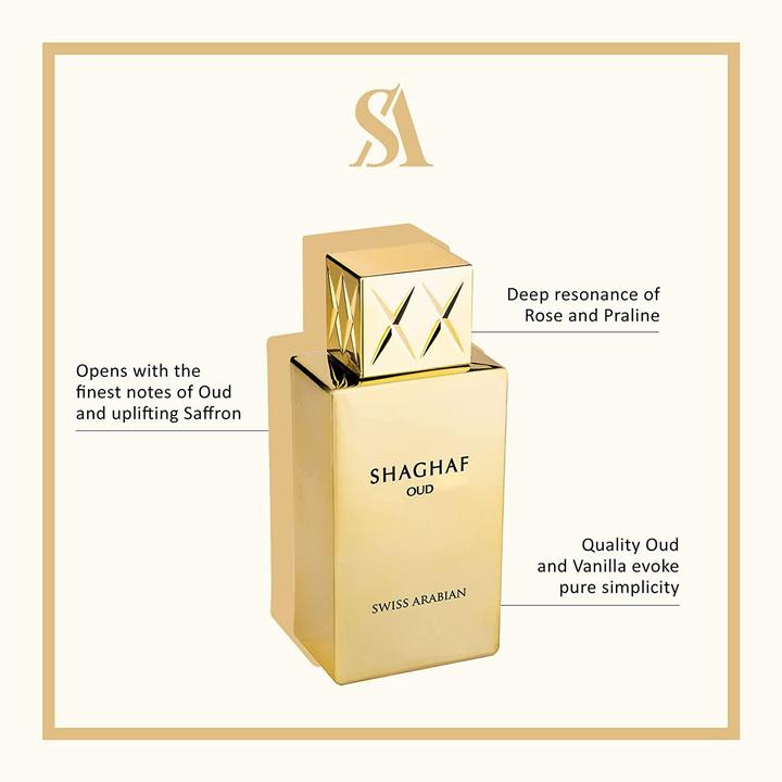 Actual product image Swiss Arabian Shaghaf Oud (Eau de parfum, 75 ml)