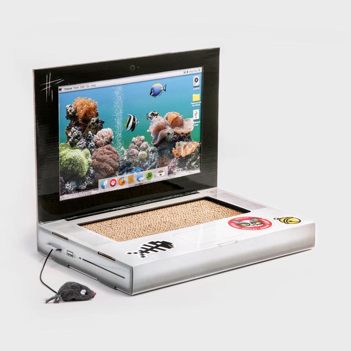 Actual product image Suck UK Laptop (Cat scratching toy, Cat activity toy)