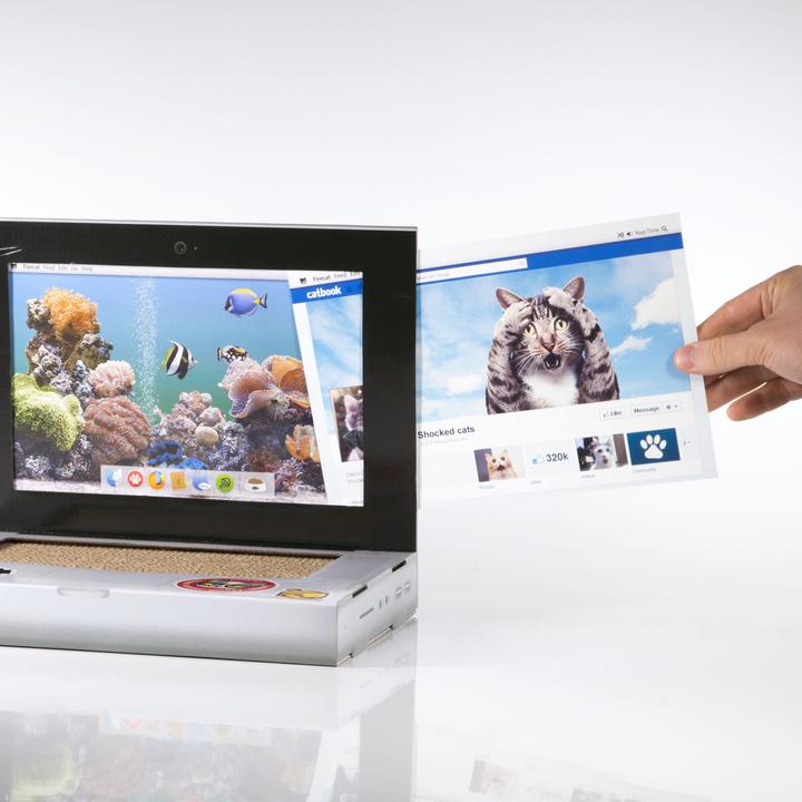 Actual product image Suck UK Laptop (Cat scratching toy, Cat activity toy)