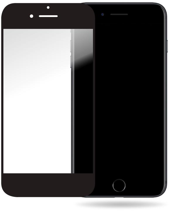 Image du produit Mobilize Cadre noir Verre (1 pièce(s), Apple iPhone 8 Plus, Apple iPhone 7 Plus, Apple iPhone 6s Plus, Apple iPhone 6 Plus)