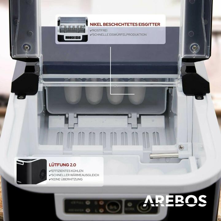 Produktbild Arebos Eiswürfelmaschine