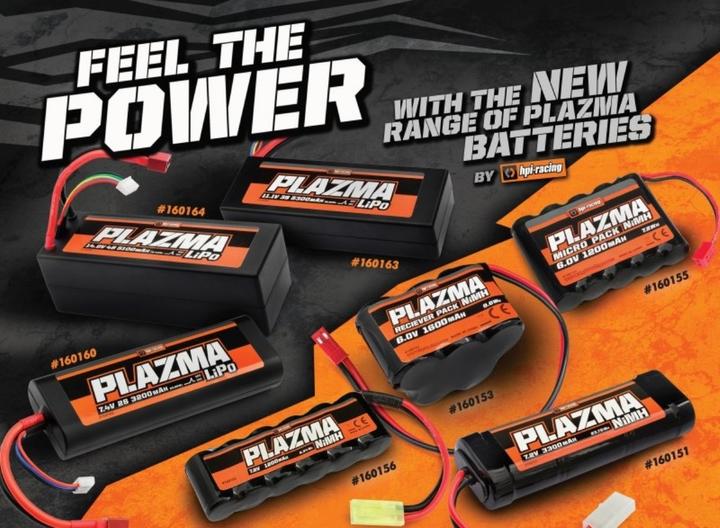 Actual product image HPI Plazma 6.0V 1200mAh NiMH Micro RS4 Battery Pack (6 V, 1200 mAh)
