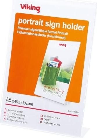 Office Depot Table stand Slanted A5 Transparent (A5)