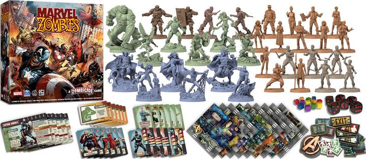 Actual product image Cmon Jeu - Zombicide : Marvel Zombies (Undead Avengers) (French, 1 - 6 Players)