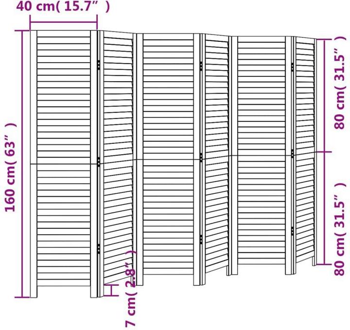 Immagine prodotto vidaXL Paravent