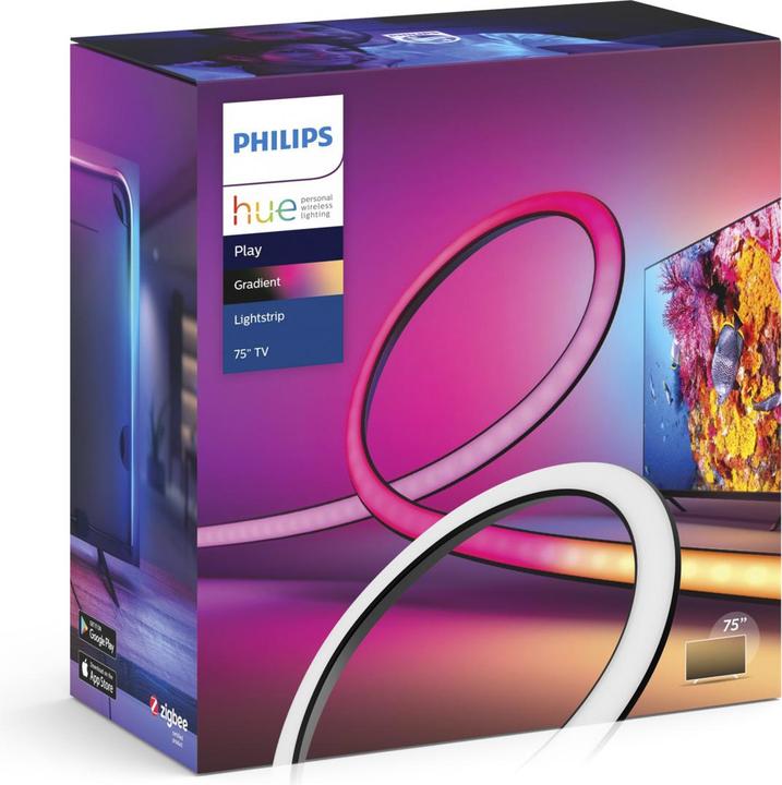 Produktbild Philips Hue Play Gradient Lightstrip 75" (RGBW, 304 cm, Indoor)