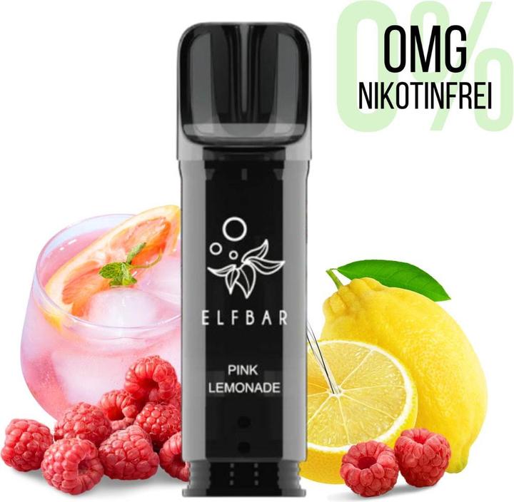 Immagine prodotto Elfbar Elfa Pro - 2 x 2ml Pods (0mg) Pink Lemonade (Pompelmo)