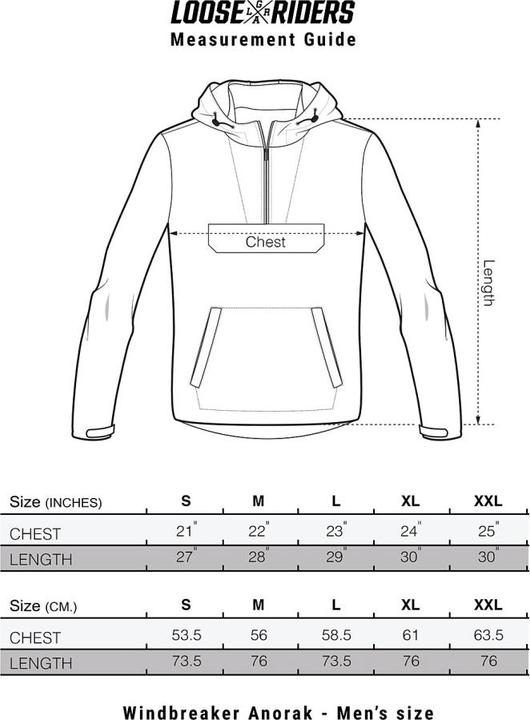 Immagine prodotto Loose Riders Windbreaker Anorak (M)