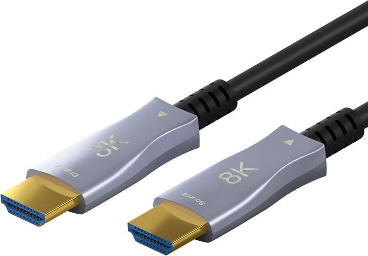 Image du produit Goobay Câble optique hybride HDMI haute vitesse avec Ethernet AOC (10 m)