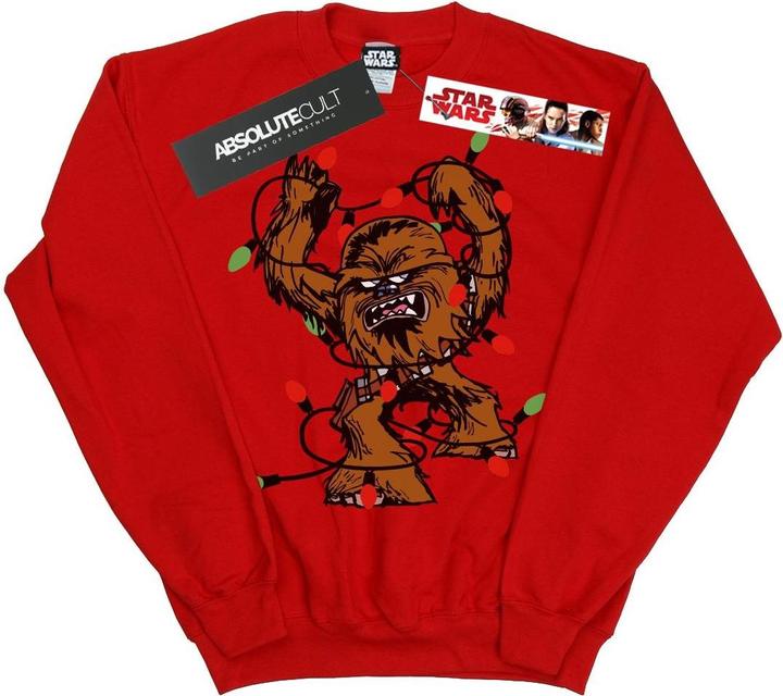 Produktbild Star Wars Chewbacca Christmas Fairy Lights Sweatshirt (XL)