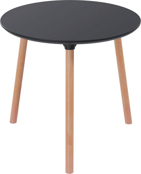 Productafbeelding Paperflow PALOMBA Bistrotafel hout zwart 80,0 x 80,0 x 75,0 cm (80 x 80 x 75 cm)
