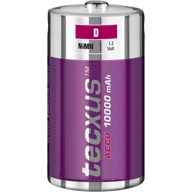 Tecxus D Mono/HR20 - 10000 mAh (10 Stk., 10000 mAh), Batterien + Akkus