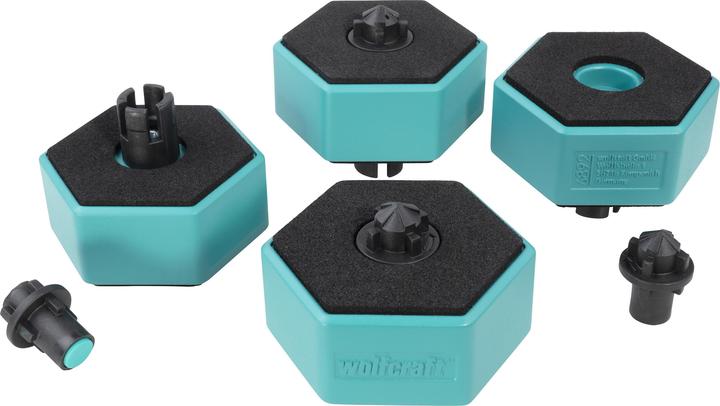 Immagine prodotto wolfcraft wolfcraft 4 Werkstückauflagen (Materiale sintetico)