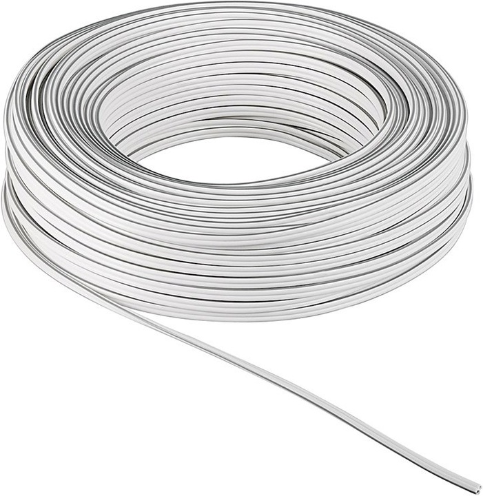 Actual product image Goobay Speaker cable white CU (50 m, 0.50 mm²)