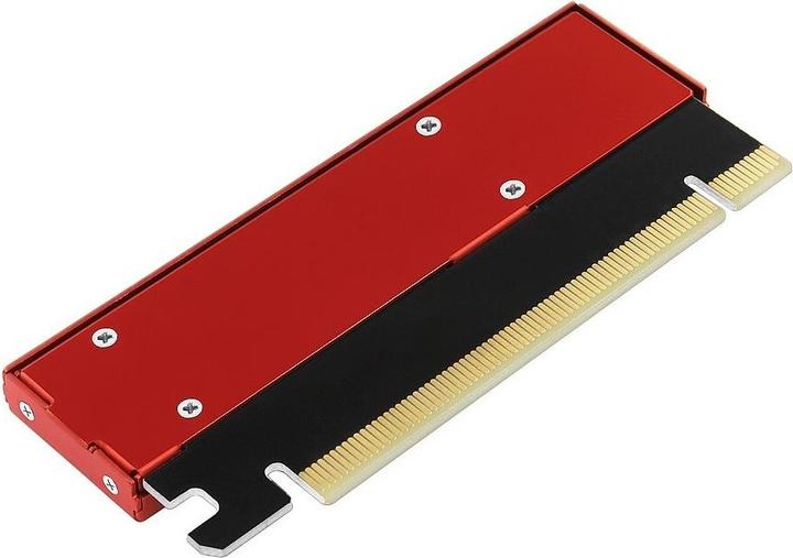 Actual product image Axagon PCEM2-S - PCIe - M.2 - Low Profile - PCIe 3.0 - Black - Red - PC