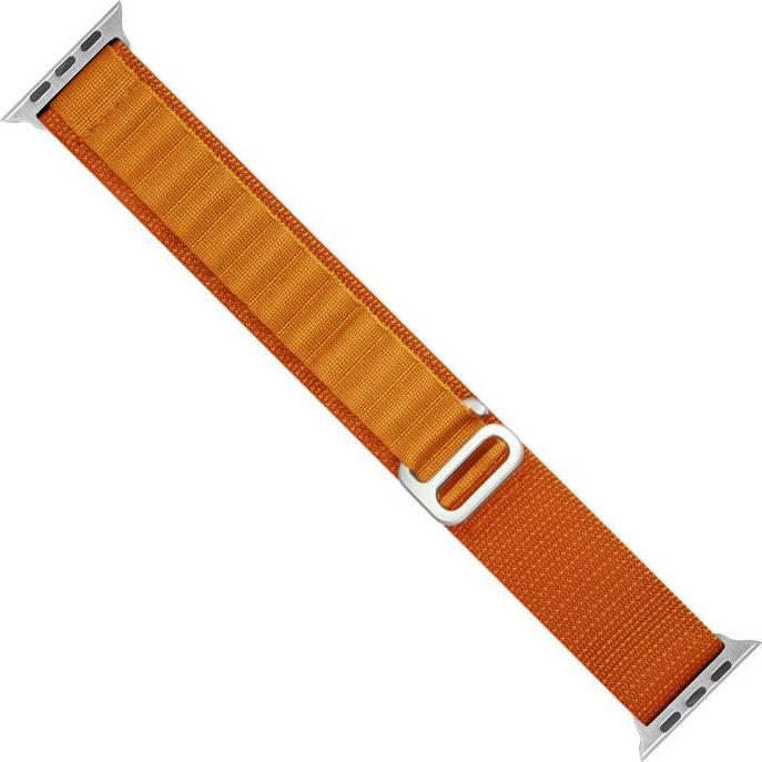 Thumbnail - Hurtel Alpine strap with steel buckle for Apple Watch 42/44/45/49 mm - orange (Kunststoff), Uhrenarmband, Orange