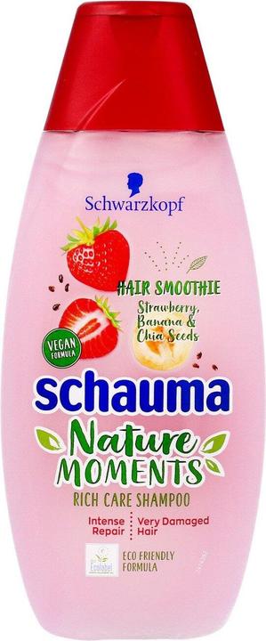 Produktbild Schwarzkopf Schauma - Nature Moments Intense Repair Nourishing Shampoo For Very Damaged Hair 400Ml (Flüssiges Shampoo, 400 ml)