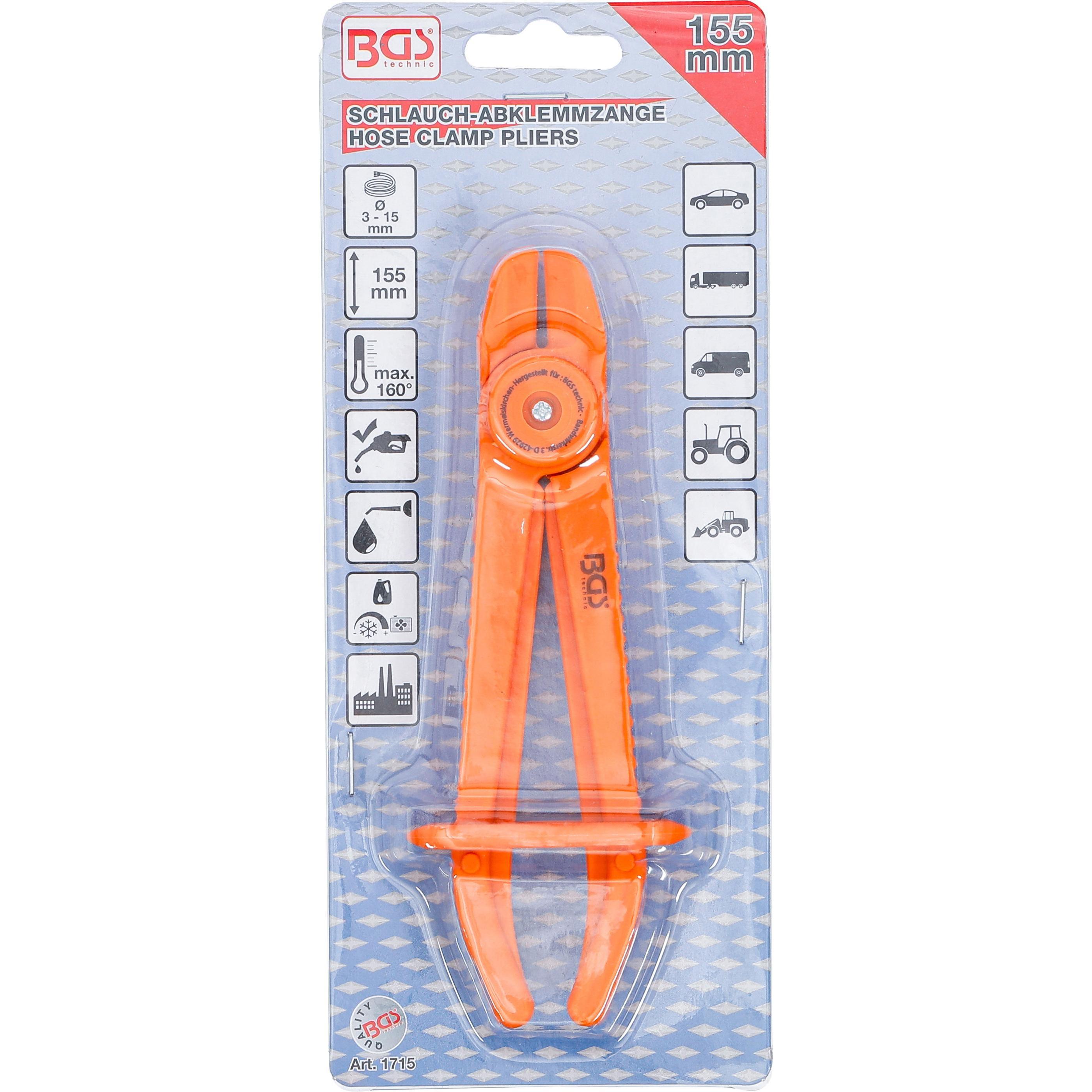 Thumbnail - BGS, Zange, Schlauch-Abklemmzange 155 mm (155 mm)