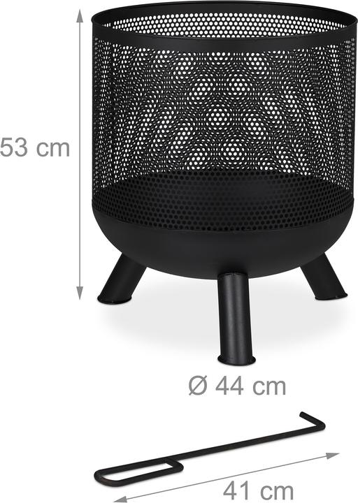 Produktbild Relaxdays Feuerkorb (44 cm)