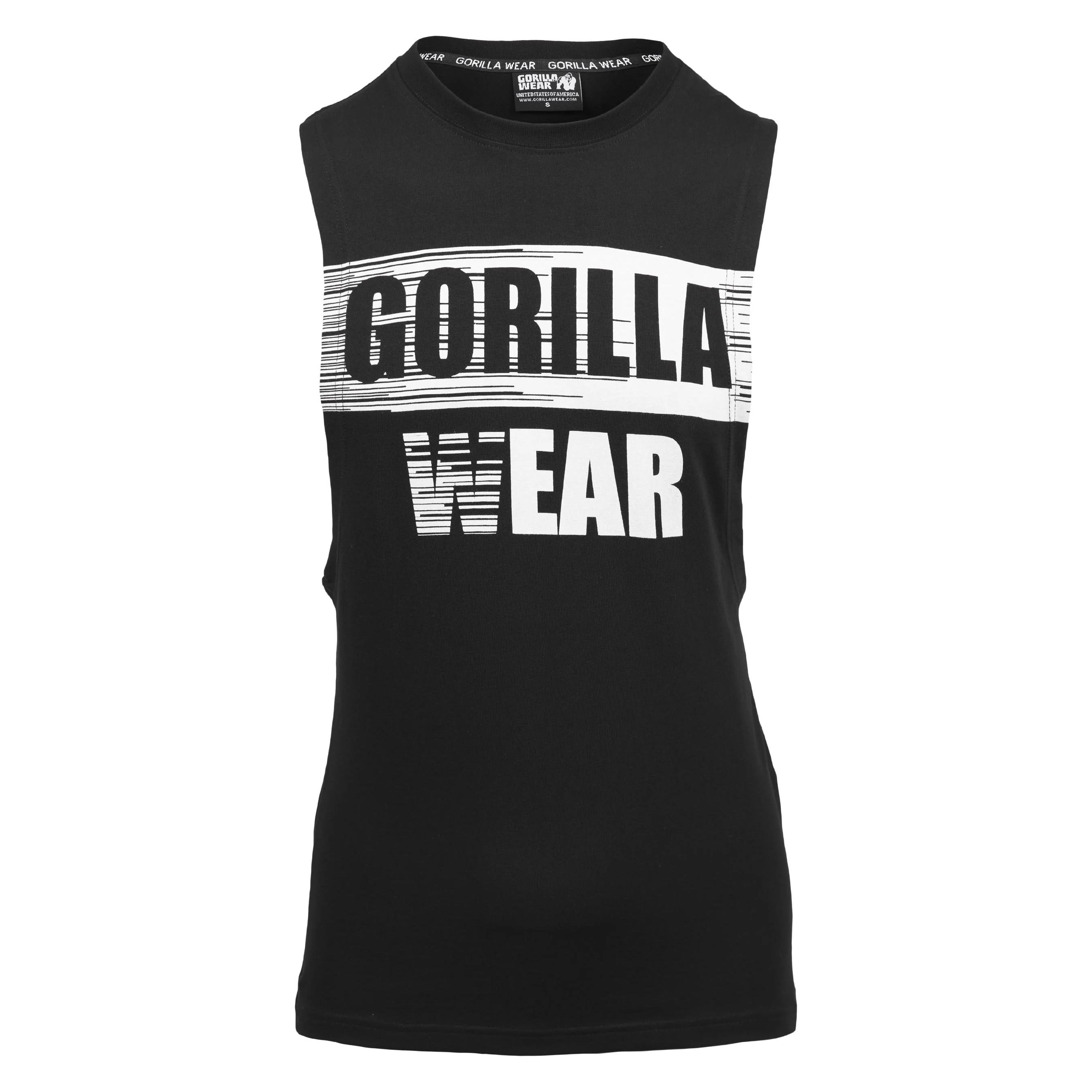 Gorilla Wear, Herren, Sportshirt, Lopez Drop Armhole Tank Top - Schwarz (Xxl), Schwarz, Xxl