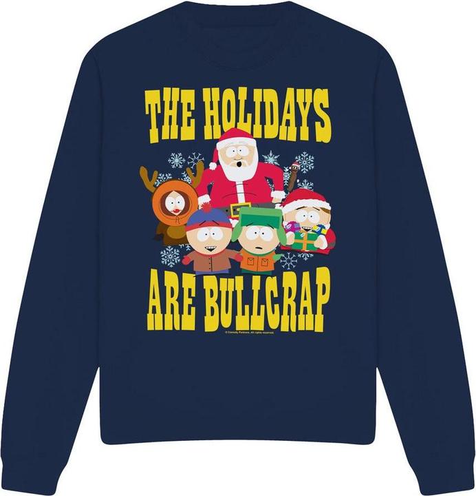 Actual product image Ubisoft Unisex Adult The Holidays Are Bullcrap Christmas Sweatshirt (S)